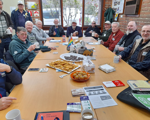 Our Gisborne Men's Shed community gathering at Macedon Ranges Health Community Centre